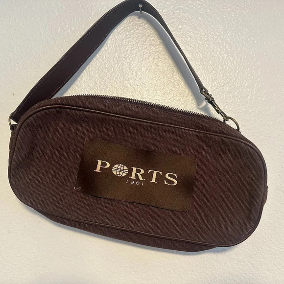 Ports 1961 Dopp Kit Travel Bag in Canvas and Leather - Picture 1 of 4